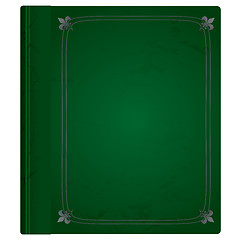 Image showing leather book green