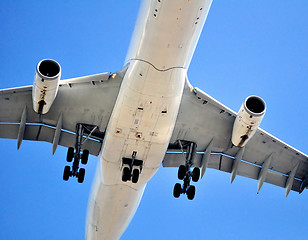 Image showing Air transportation: passenger airplane