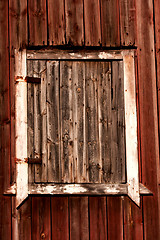 Image showing closed window