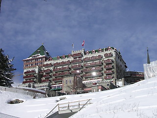 Image showing luxury hotel St. Moritz