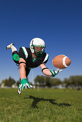 Image showing American football player