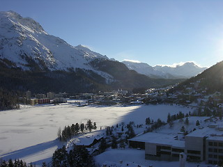 Image showing St. Moritz late afternoon