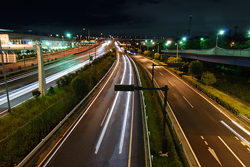 Image showing night highway