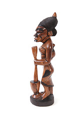 Image showing Gambian wood carving.