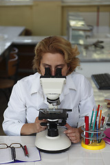 Image showing  Female researcher