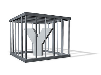 Image showing big Y in a cage