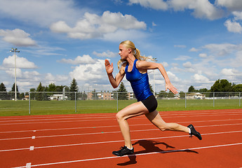 Image showing Running athlete