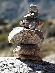 Image showing Pile of stones