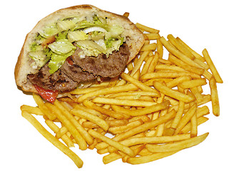 Image showing sandwich steak
