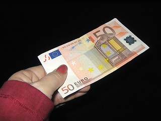 Image showing Fifty euros