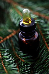Image showing fir tree essential oil
