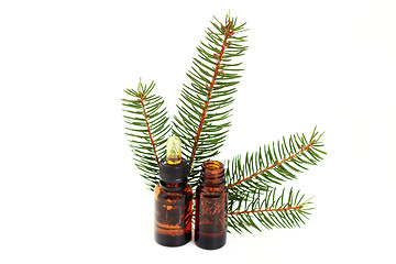 Image showing fir tree essential oil