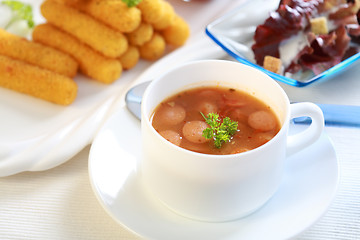 Image showing Red cabbage soup