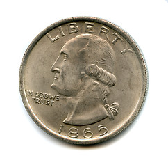 Image showing old usa coin