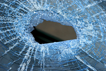 Image showing Broken window