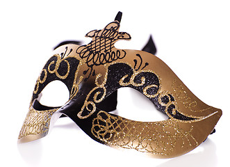 Image showing Closeup Venetian Mask