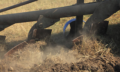 Image showing Ploughing
