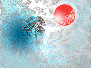 Image showing Xmas Whirlwind And Red Ball