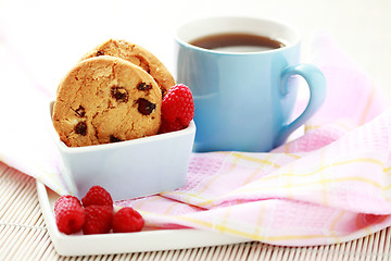 Image showing raspberry cookies