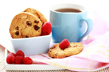 Image showing raspberry cookies