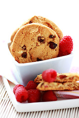 Image showing raspberry cookies