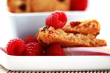 Image showing raspberry cookies