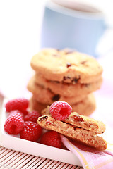 Image showing raspberry cookies