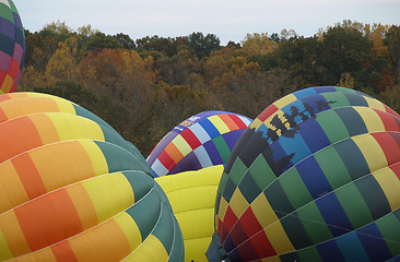 Image showing Balloons filling up