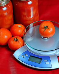 Image showing Weighed Tomatoes