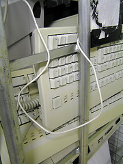 Image showing computer trash keyboards