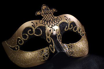 Image showing Venetian Mask On Black