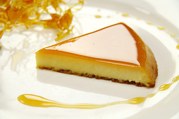 Image showing Creme Caramel Slice