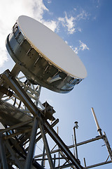Image showing relay communication antenna