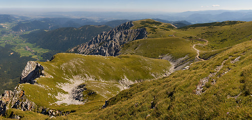 Image showing path on schneeberg hill