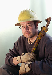 Image showing Male Construction Worker