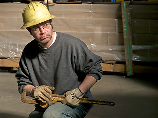 Image showing Male Construction Worker