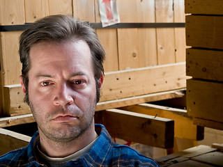 Image showing Male Construction Worker