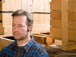 Image showing Male Construction Worker