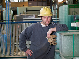 Image showing Male Construction Worker