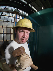 Image showing Male Construction Worker