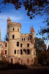 Image showing Ruins of the beautiful Gothic castle