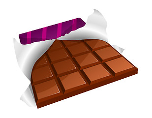 Image showing Chocolate bar