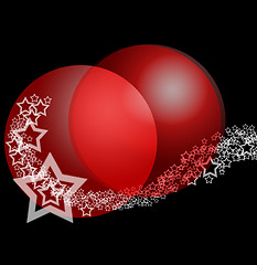 Image showing Christmas Bauble Elegant Abstract Ornament