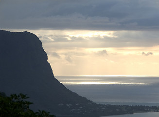 Image showing tropical Sun rays