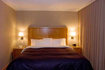 Image showing Hotel bed