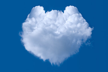 Image showing Cloud shaped heart