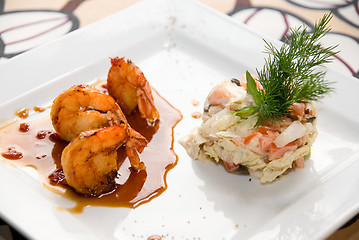 Image showing Shrimp dish