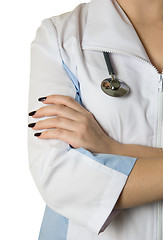 Image showing nurse uniform and stethoscope