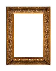Image showing Picture gold frame 