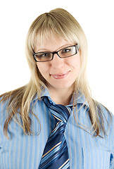 Image showing Smiling Blond Business woman 